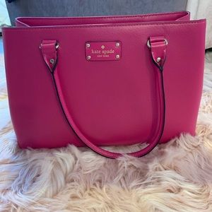 Kate Spade Hot Pink Purse- like new!!